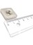Neodyum Mıknatıs Köşeli Havşalı 20X20MM (Delik 10/5.5mm) Kalıklık 5mm 2 Adet 2