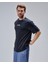 Dymond Antrasit Bisiklet Yaka Baskılı Oversize Erkek Tshirt 4