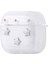 Airpods Uyumlu 4 Zore Airbag 44 Airbag Tasarımlı Simli Şeffaf Kutup Kılıf-Yıldız 1