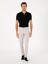 Erkek Bej Slim Fit Gofreli Beli Bağcıklı Spor Pantolon 50305618-VR011 1