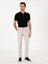 Erkek Bej Slim Fit Gofreli Beli Bağcıklı Spor Pantolon 50305618-VR011 3