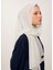 Tesettür Şal - Şifon - Beyaz 5