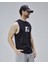 Gonzale Siyah Bisiklet Yaka Baskılı Oversize Erkek Tshirt 4