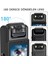 Mini Wifi Body Kamera 1.3 Inç LCD Ekran Full Hd 4K 180 Derece Dönebilir Kamera 1200MAH Batarya 5