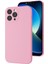 iPhone 11 Uyumlu Kamera Korumalı, Mikrofiber Astarlı, Sıvı Silikon Kılıf (Toz Pembe) 1