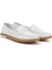 Kadın Beyaz Rok Hakiki Deri Comfort Loafer 2