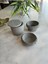Taş Dokulu Gri Beton Modern Dekoratif 3 Lü Set Obje Biblo 3