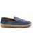 Lacivert Leather Erkek Espadril E01589500002 1