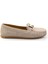 Bej Kot Kadın Loafer Ayakkabı K01542010737 1