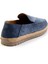 Lacivert Leather Erkek Espadril E01589500002 3