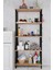 5 Raflı Çevir-Kur Raf Ünitesi | Telli Metal Gövdeli Organizer | Banyo, Mutfak, Balkon, Antre Uyumlu 2