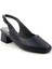 Lacivert Leather Kadın Klasik Topuklu Ayakkabı K01531252103 2