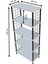 5 Raflı Çevir-Kur Raf Ünitesi | Telli Metal Gövdeli Organizer | Banyo, Mutfak, Balkon, Antre Uyumlu 4