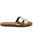 Gold Leather Kadın Terlik K04507430003 1