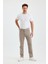 Erkek Regular Fit Geniş Paça Yüksek Bel Casual Kot Pantolon 1