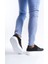 ET151 Boost Bağcıklı Cilt Süet Erkek Günlük Sneaker Ayakkabı Bt - Siyah 3