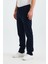 Erkek Regular Fit Geniş Paça Yüksek Bel Casual Kot Pantolon 3