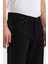 Erkek Regular Fit Geniş Paça Yüksek Bel Casual Kot Pantolon 5