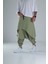 Oversize Şalvarlı Samurai Haki Pantolon 2