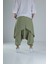 Oversize Şalvarlı Samurai Haki Pantolon 4