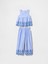 Kız Bebek Mavi Eyelet Poplin Outfit Set 4
