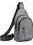Moda Erkek Çapraz Askılı Çanta Erkek Göğüs Çantası Basit Omuz Çok Fonksiyonlu Küçük Çanta (Yurt Dışından) 1