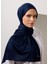 Rabia Z - Jarsey Lacivert Şal 5