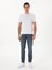 Erkek Koyu Lacivert Slim Fit Pamuklu Jean Pantolon 50298879-VR100 1