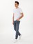 Erkek Koyu Lacivert Slim Fit Pamuklu Jean Pantolon 50298879-VR100 3