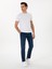 Erkek Lacivert Slim Fit Pamuk Karışımlı Jean Pantolon 50298884-VR033 1