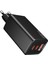 HY-XEG65 2*usb-C + Usb-A Gan Pd 65W / Qc 18W Type Gan Pd/pps Siyah Ev/notebook Şarj Adaptör 2