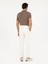 Erkek Beyaz Straight Fit Kadife Kargo Cepli %100 Pamuk Kanvas Pantolon 50294013-VR013 10