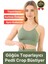 Göğüs Toparlayıcı Sarkma Önleyen Gündelik Spor Kullanım Ince Ip Askılı Pedli Çizgili Crop Büstiyer 1