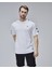 Eastwood Beyaz Bisiklet Yaka Baskılı Oversize Erkek Tshirt 3