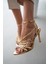 Zista Beş Bantlı Bilekten Bağlamalı Stiletto- Gold 3
