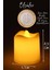 8 Adet Mat Beyaz Mini LED Mum Seti Pilli Dumansız Alevli Ledli Dekoratif Yapay Mum Dekor Işığı 5