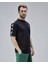 Eastwood Siyah Bisiklet Yaka Baskılı Oversize Erkek Tshirt 3