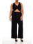 Plus Size Straight Pantolon 2