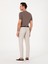 Erkek Bej Carrot Fit Ekose %100 Keten Spor Pantolon 50298898-VR011 4
