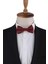 Bordo Puantiye Desen Papyon P1976 2