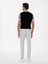 Erkek Açık Gri Slim Fit Pamuk Karışımlı Kanvas Pantolon 50298899-VR001 4