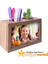 Ahşap Çift Taraflı Kalemlikli Fotoğraf Çerçevesi - 10X15 3