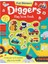 Felt Stickers - Diggers Play Scene Book 1