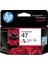Deskjet Ultra Ink Advantage 4825,4826,4828,4829,4877 Uyumlu Hp 47-6ZD21A Siyah + Hp 47-6ZD61AE Kartuş Seti 2