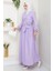 Bağlamalı Bluz Etek Ikili Takım 1465 - Lila 1