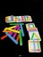 Stick Puzzle Eğitici Ahşap Çubuk Seti – 12 Parça Renkli Şekil Oyunu 4