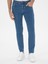 Erkek Açık Mavi Slim Fit Pamuklu Esnek Jean Pantolon 50309084-VR003 2