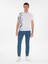 Erkek Açık Mavi Slim Fit Pamuklu Esnek Jean Pantolon 50309084-VR003 3