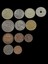 12 Adet Yabancı Madeni Para Koleksiyon Para Eski Para. Lot 67 1