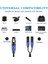Xlr Ayırıcı Kablo 1 Xlr Dişi - 2 Xlr Erkek Y Kablo Adaptörü 2 Paket (Yurt Dışından) 4